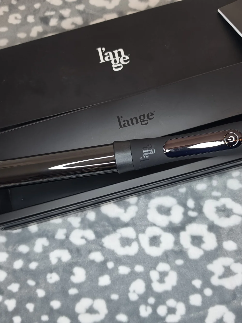 L’ange Lange Le Curl Titanium Curling Wand Black 32mm NEW Open Box